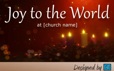 FREE: “Joy to the World” Christmas Church Graphics Pack